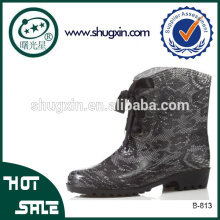 sapatos de pvc botas de chuva senhoras sapatos de plástico feminino B-813